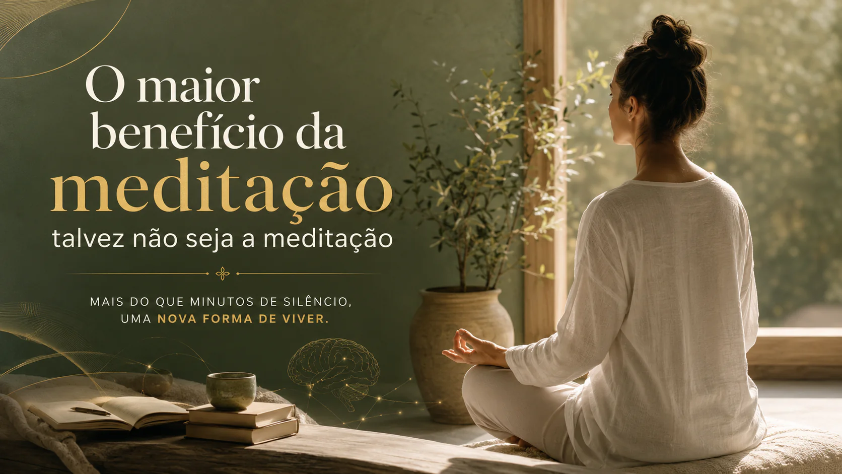 O maior benefício da meditação talvez não seja a meditação
